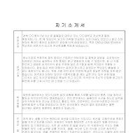 자기소개서 (3)